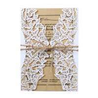 Vellum Paper Invitation Card Wedding Supplies Butterfly Invitation  Wholesale